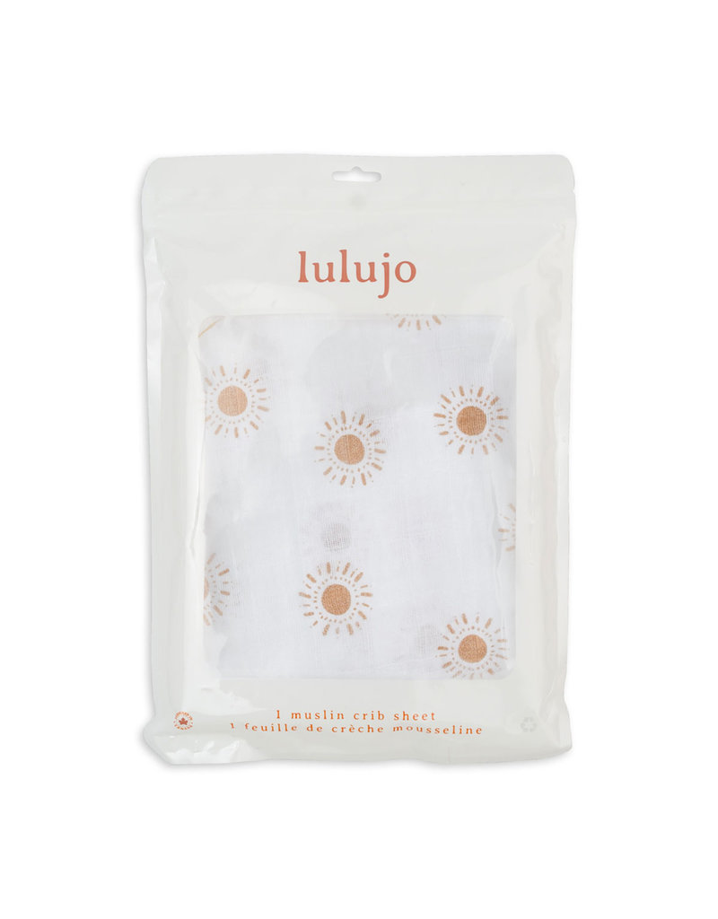 Lulujo Crib Sheet - Suns