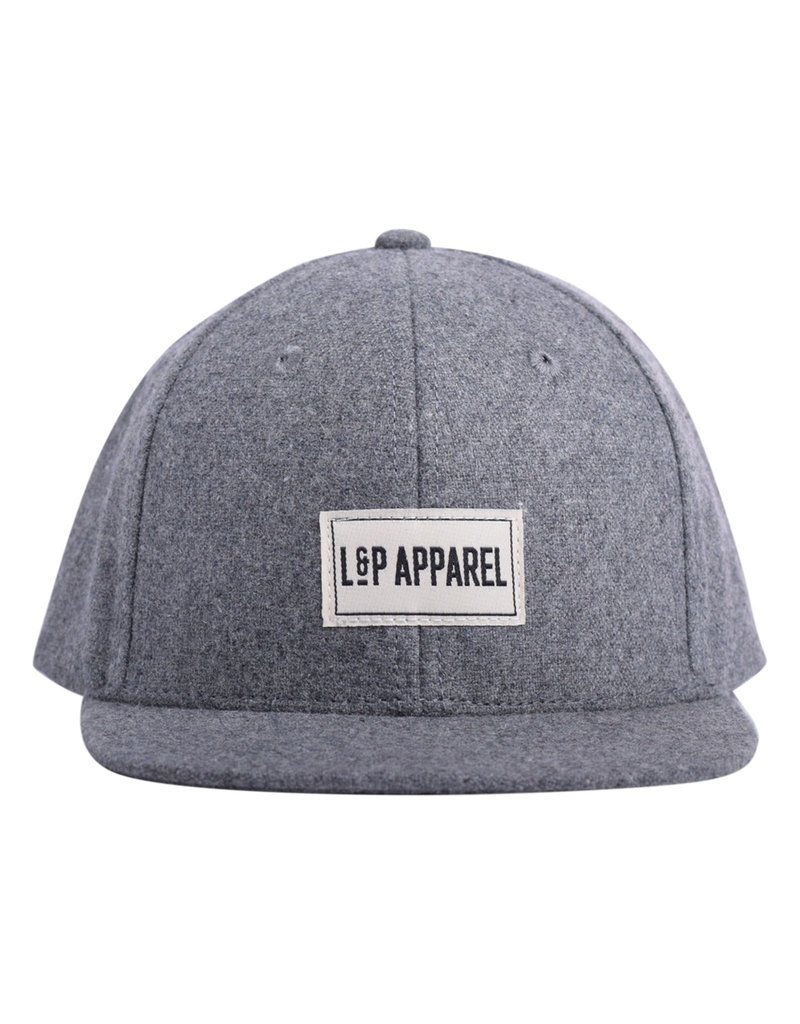 L and P Apparel Grey Seattle Baseball Hat