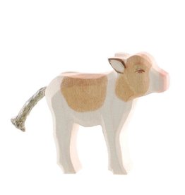 Ostheimer Wooden Toys Calf, Standing Brown