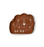 Loulou Lollipop Born to be Silicone Snack Plate Wild Lion