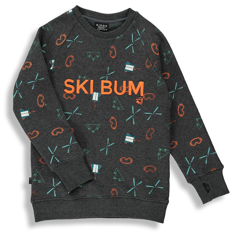 ski bum sweatshirt