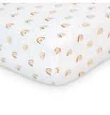 Lulujo Crib Sheet - Rainbows