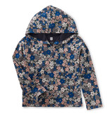 Tea Collection Hooded Floral Top