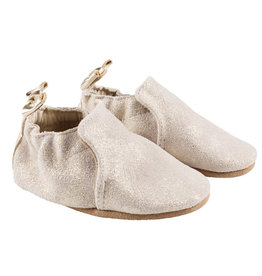 Gold Pretty Pearl Shoes 0-6m