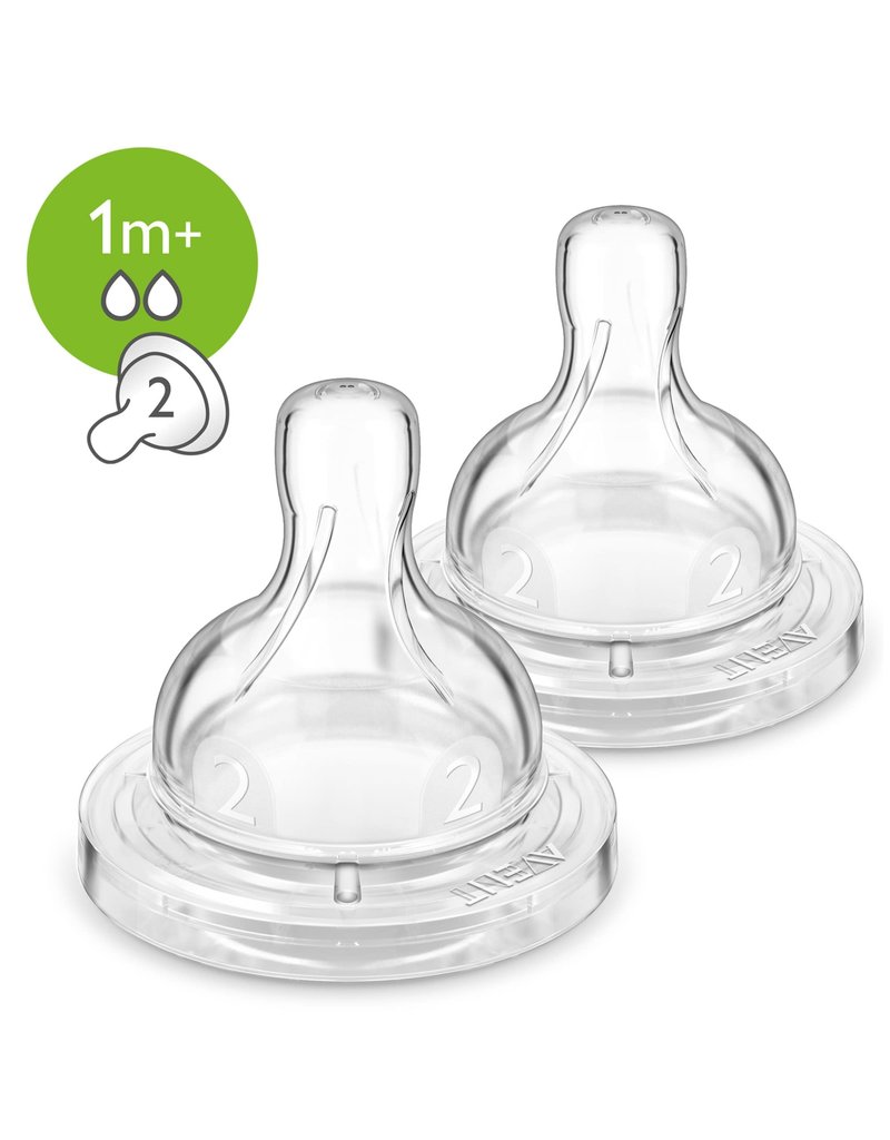 Philips Avent Anti-Colic Nipple - Slow Flow