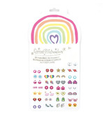 Great Pretenders Rainbow Love Sticker Earrings