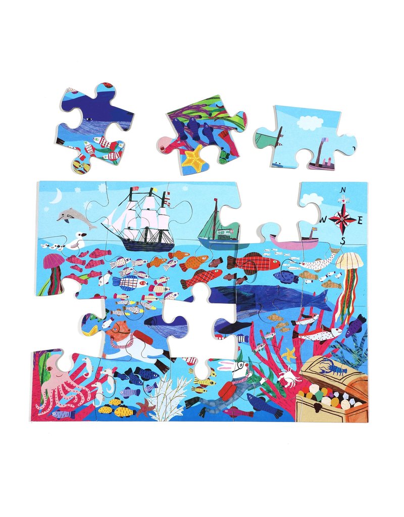 Eeboo Sea Exploration Puzzle 20pc