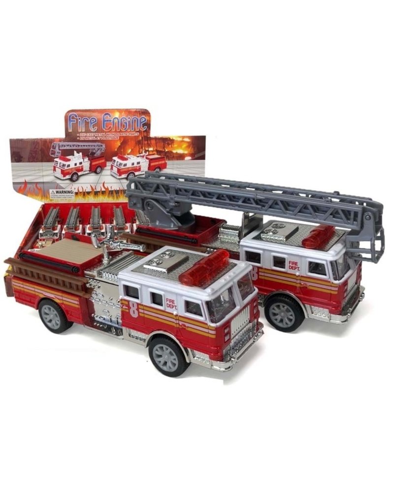 Die Cast 7" Fire Engine With Sound & Light