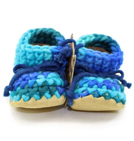 Padraig Booties, Blue Multi