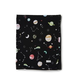 Loulou Lollipop Stretch Knit Blanket in TENCEL™ - Planets