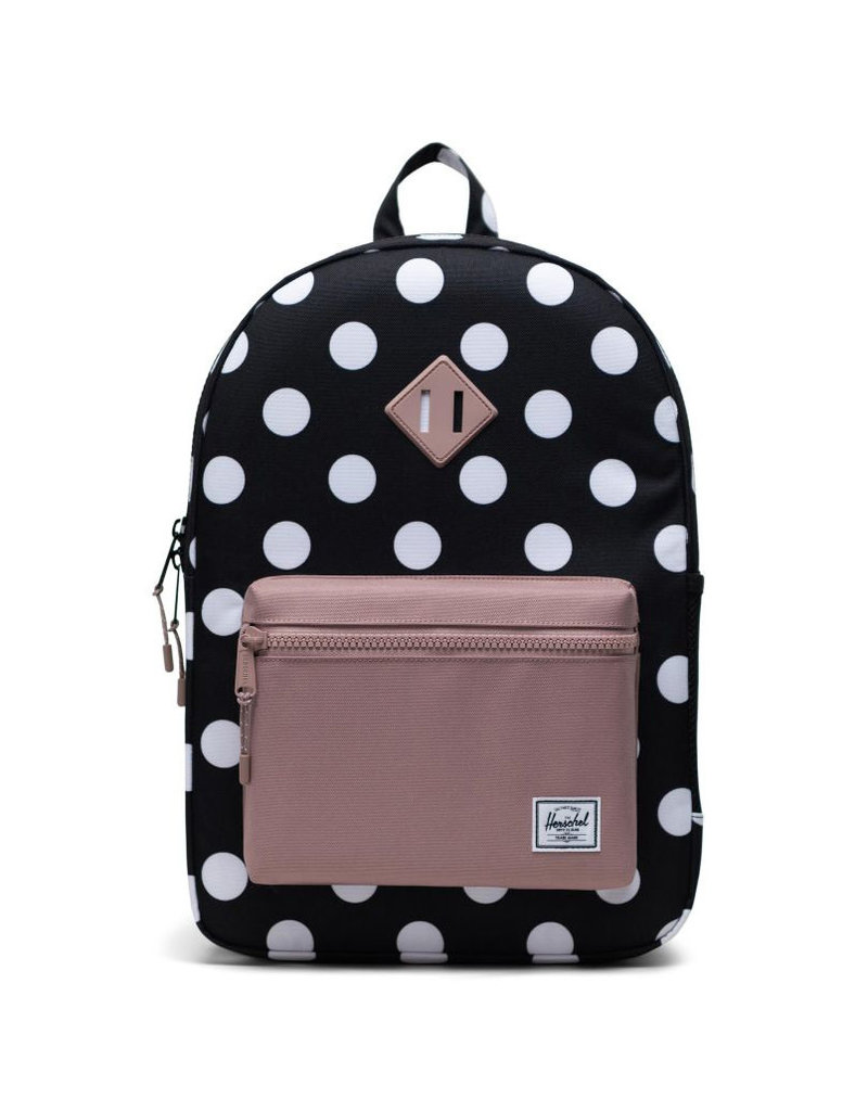 Heritage Youth XL Polka Dot Black and 