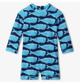 Hatley Whales Baby Rashguard Suit