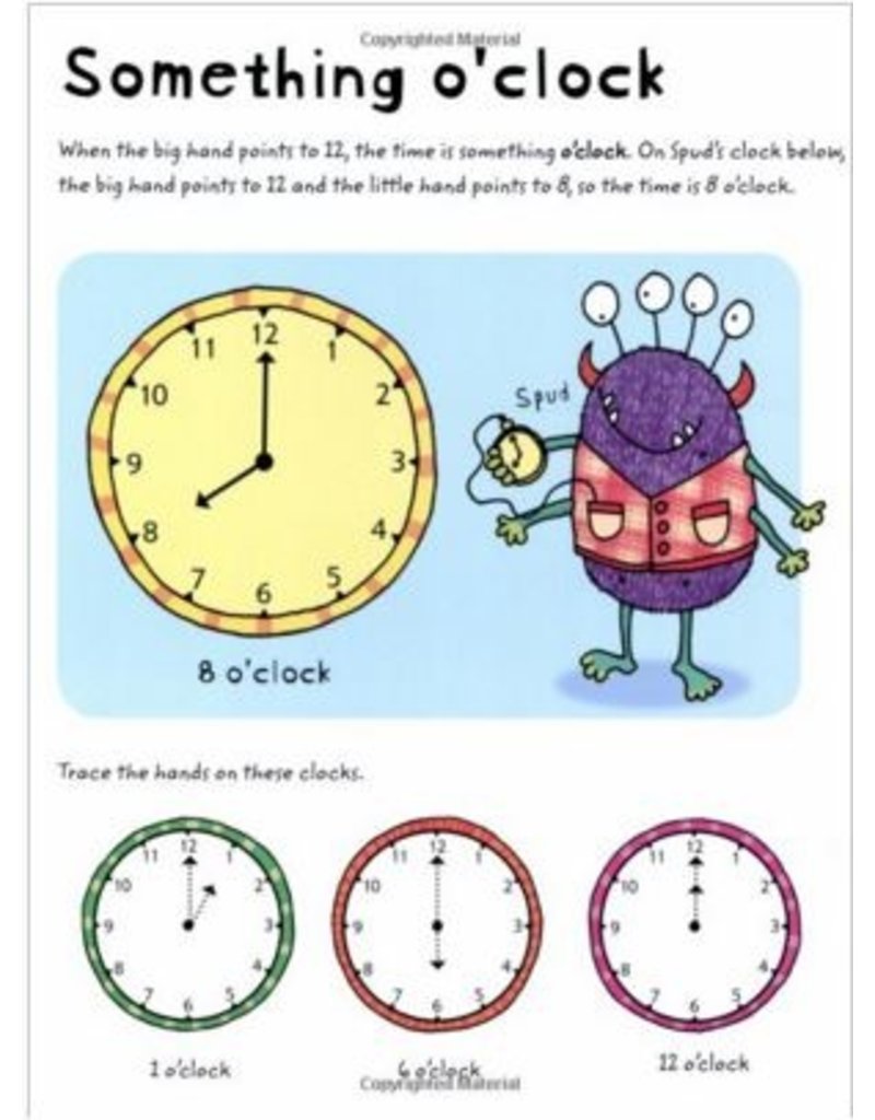 Usborne Wipe-Clean: Telling the Time