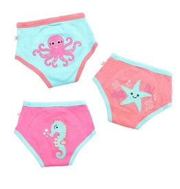 Zoocchini Organic Training Pants - Ocean Gals