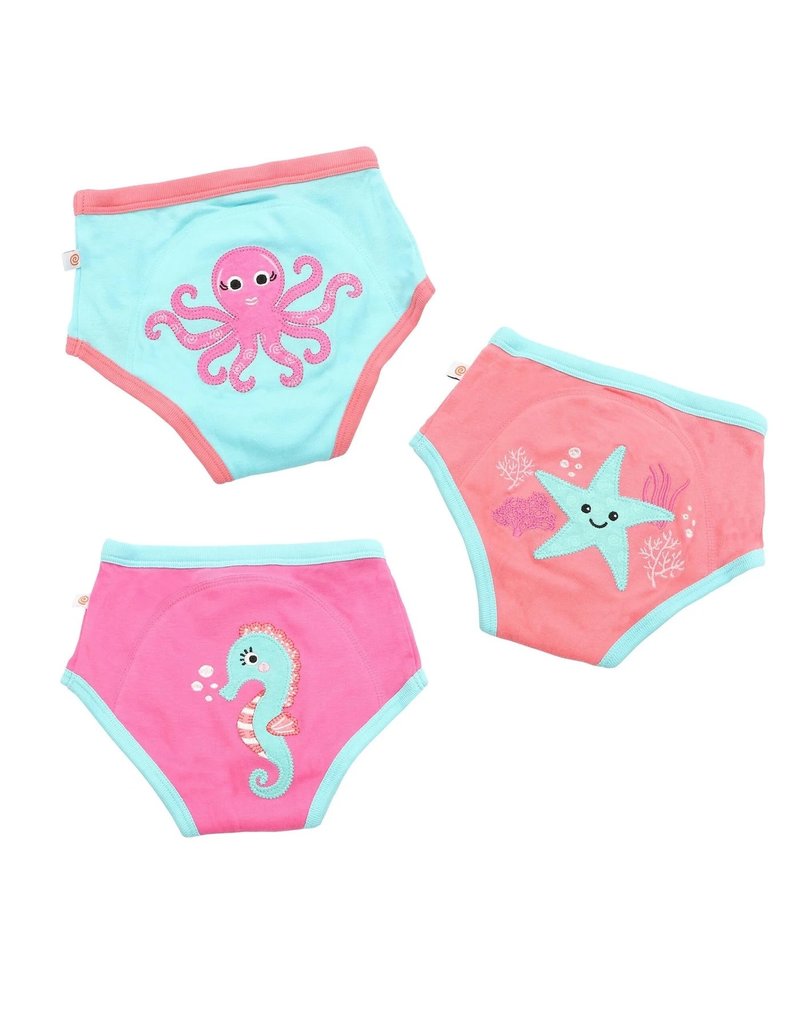 Zoocchini Organic Training Pants - Ocean Gals