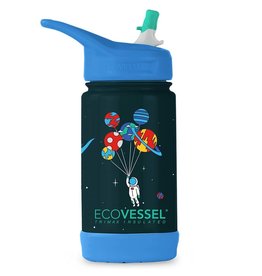 EcoVessel Kids Fox Splash Water Bottle 12 oz