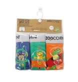 Zoocchini Space Force Organic Boxers 3pk