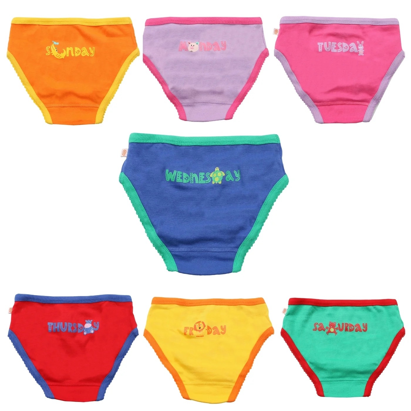 Days of the Week Organic Underwear 3pk - Vancouver's Best Baby
