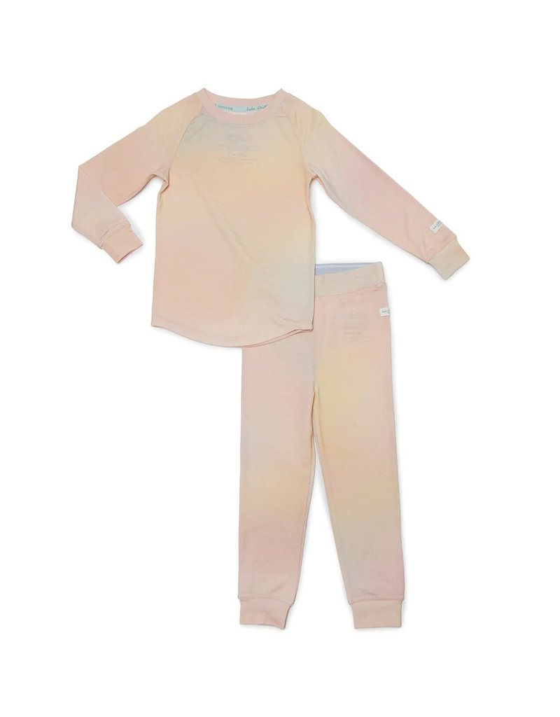 Little Sneakers Long Sleeve Pajama Set in Pink