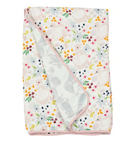 Loulou Lollipop Plush Bamboo Quilt - Shell Floral