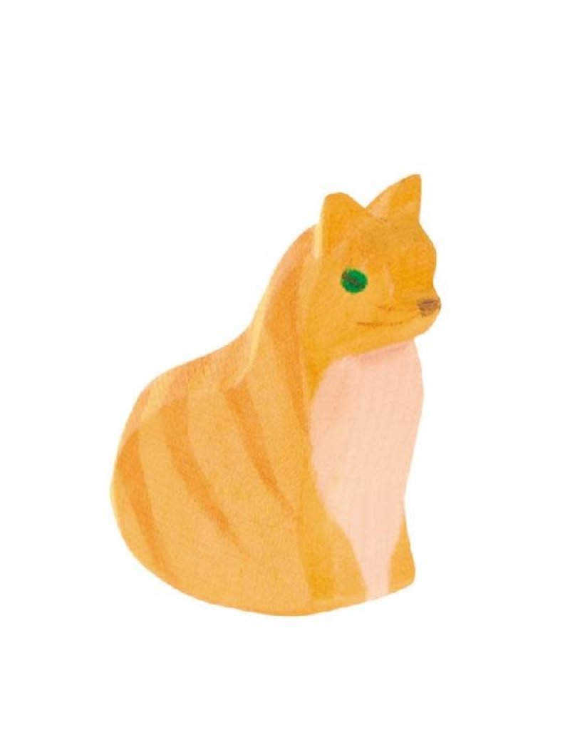 Ostheimer Wooden Toys Cat Sitting