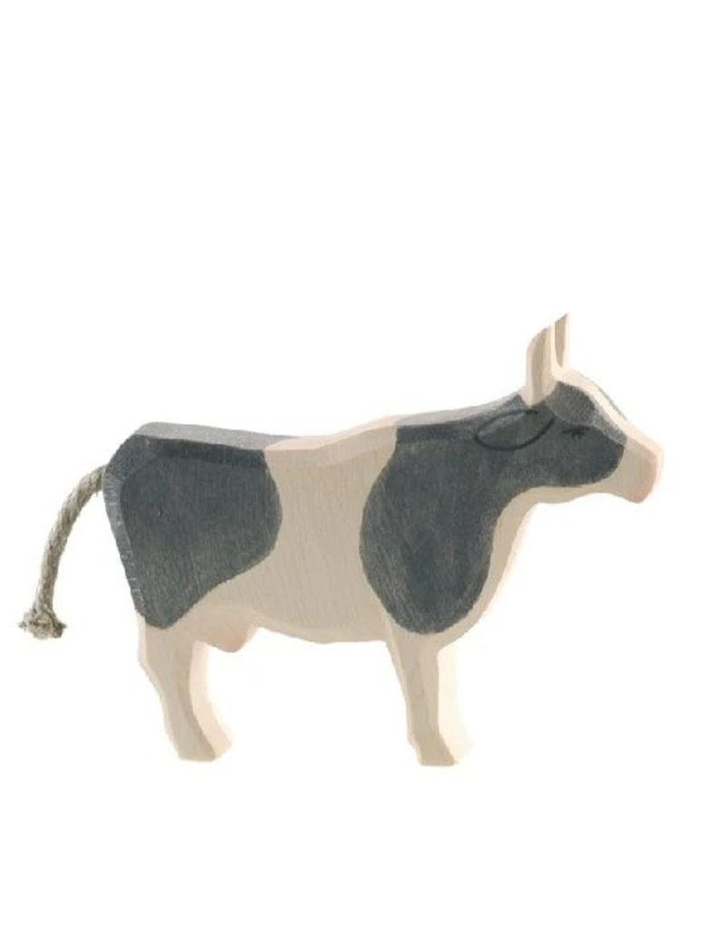 Ostheimer Wooden Toys Cow , B&W Standing