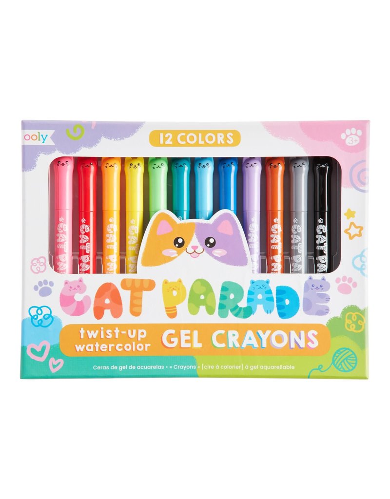 Ooly Cat Parade Gel Crayons 12pk