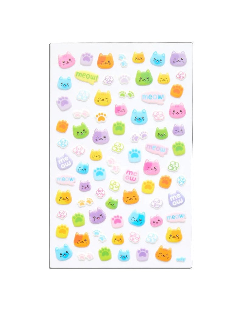 Ooly Itsy Bitsy Stickers - Colourful Cats