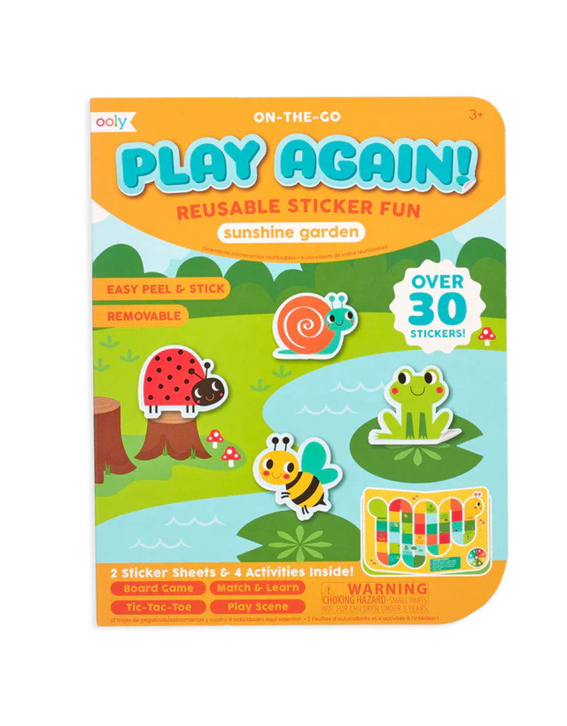 Ooly Play Again! Mini On-The-Go Activity Kit : Sunshine Garden