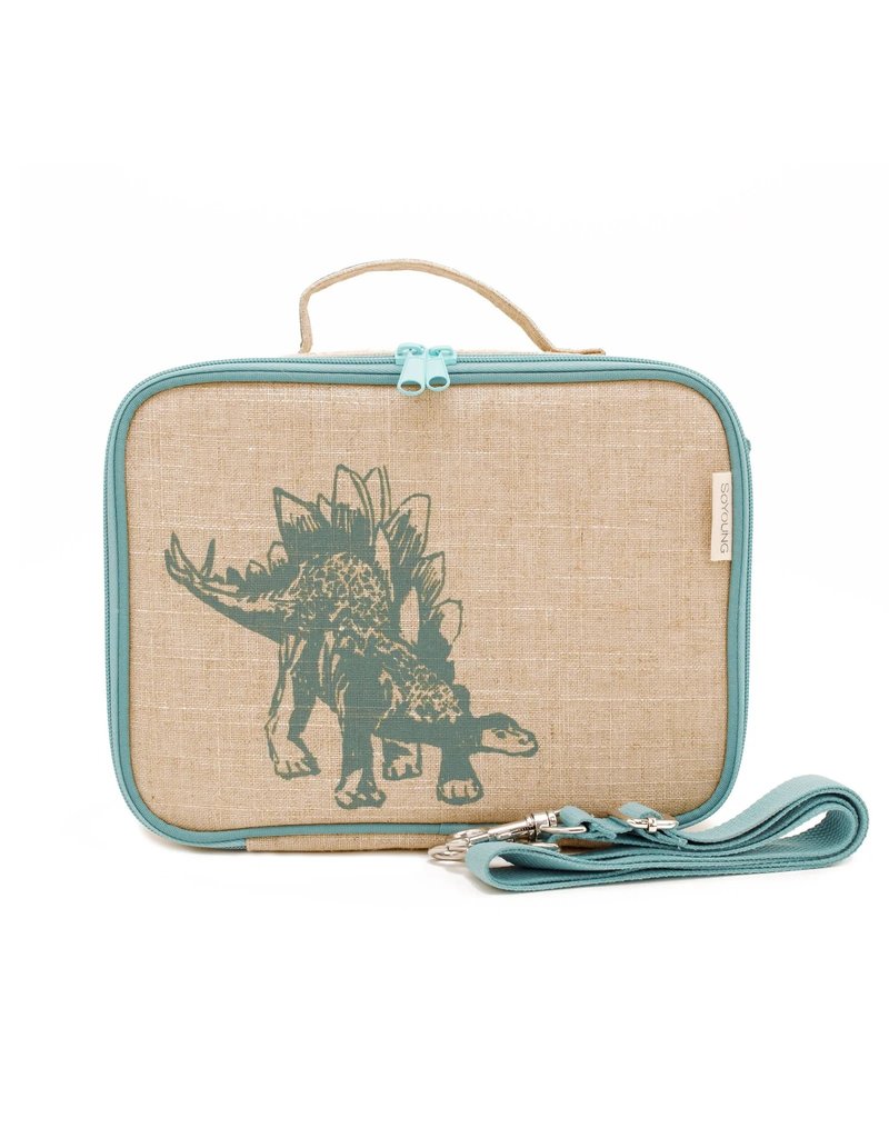 So Young Green Stegosaurus Lunch Box