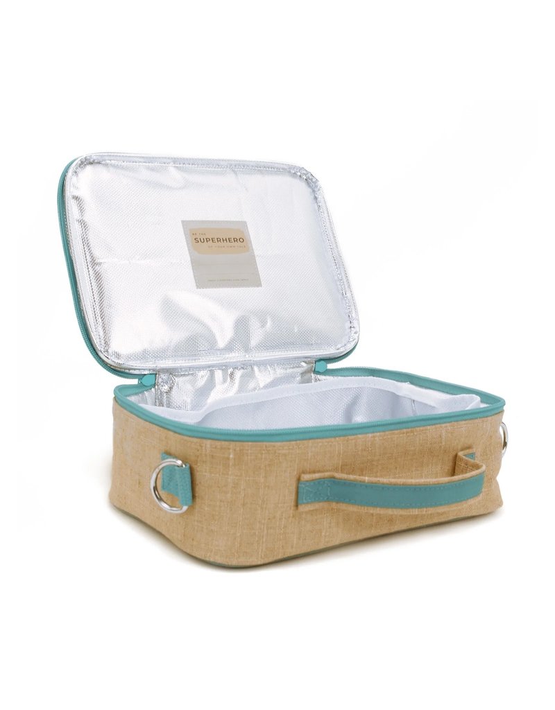 So Young Green Stegosaurus Lunch Box