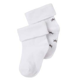 Noppies Basics White Star Socks 2pk