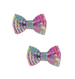 Great Pretenders Rainbow Sequins Bows, 2pcs