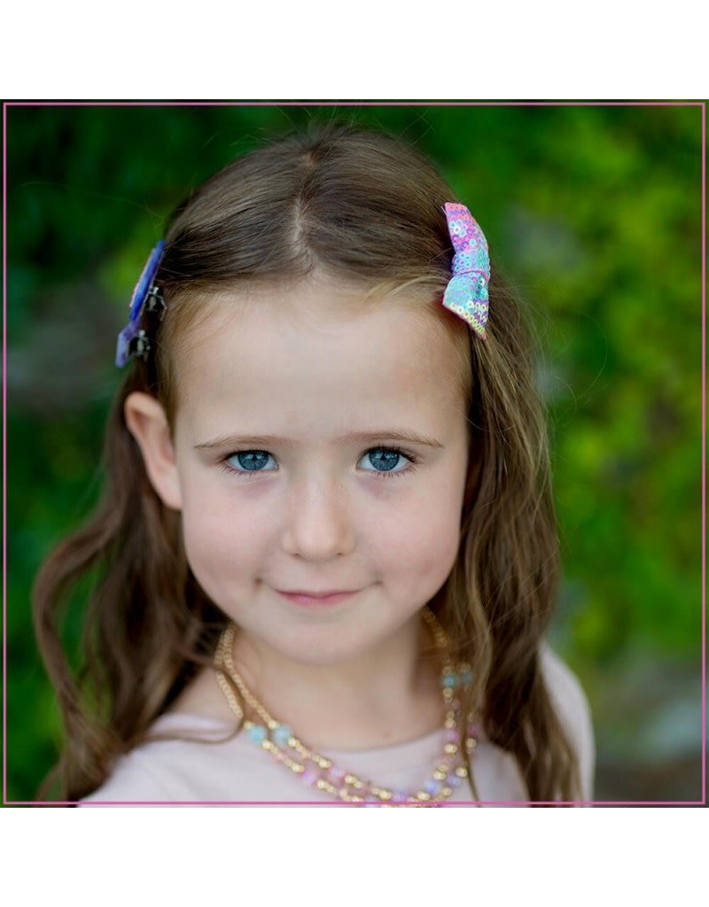 Great Pretenders Rainbow Sequins Bows, 2pcs