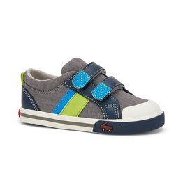 See Kai Run Russell Sneaker Grey/Blue, Sizes: 5, 13, Y3