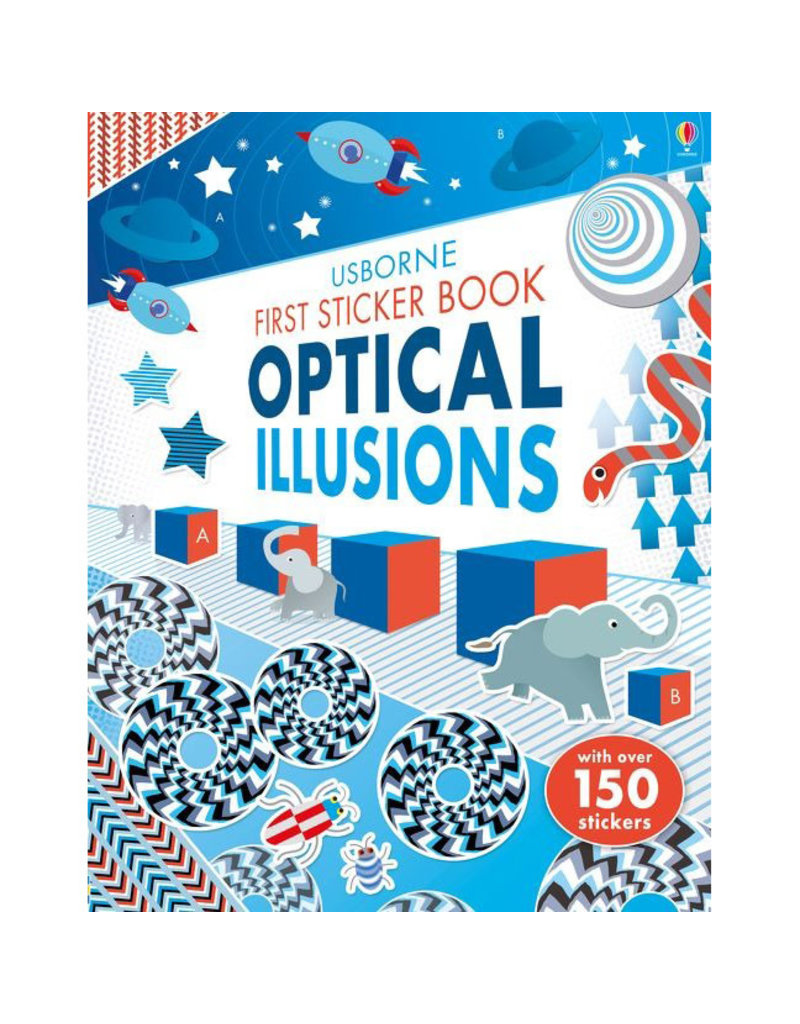 Usborne First Sticker Book: Optical Illusions