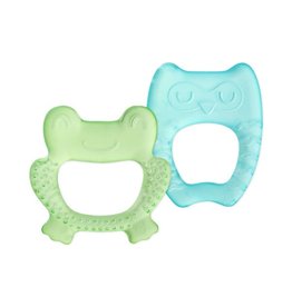 Cool Nature Teethers 2pk - Owl/Frog