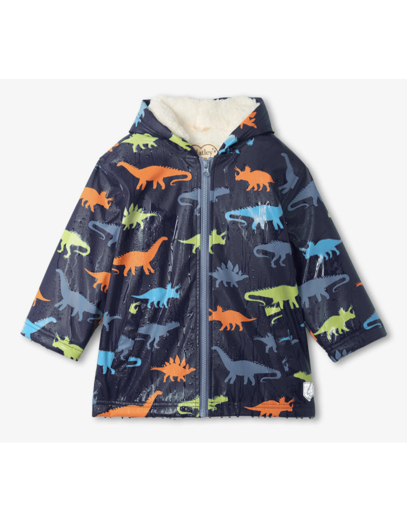 Hatley Dino Silhouettes Colour Changing Raincoat