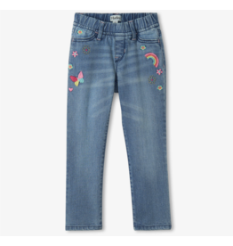 Hatley Pretty Patches Stretch Denim Jeans: Sizes 4, 5