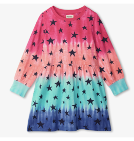 Hatley Rainbow Tie Dye Galaxy Dress: 2T