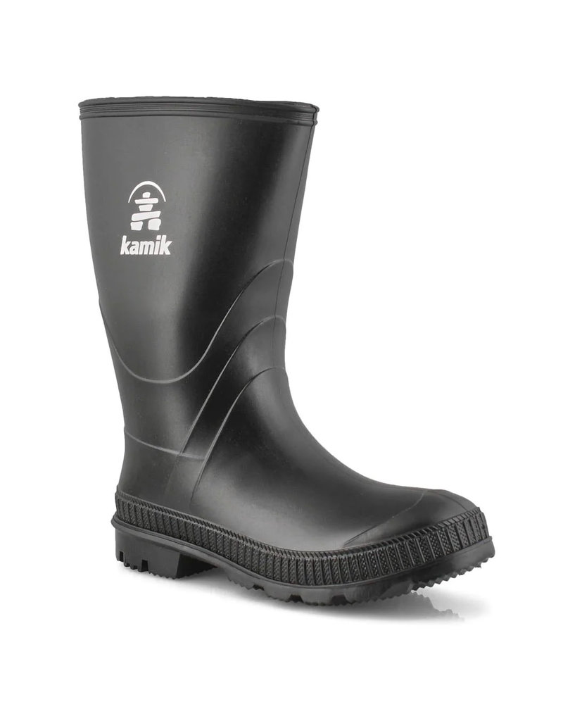 Kamik Black Stomp Youth Rain Boots