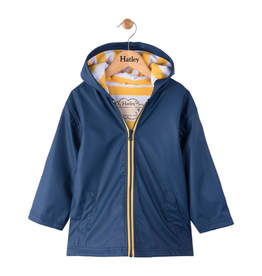 Hatley Navy Splash Jacket Size 4