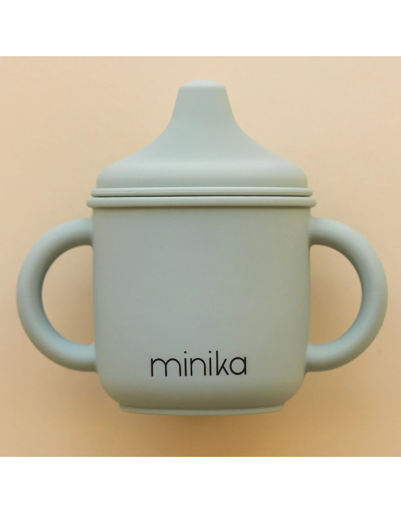 Minika Silicone Sippy Cup - Sage
