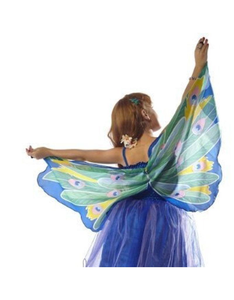 Peacock Fabric Wings