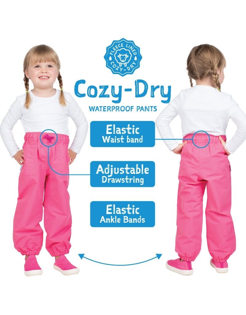 Jan and Jul Nebula Blue Cozy-Dry Rain Pants