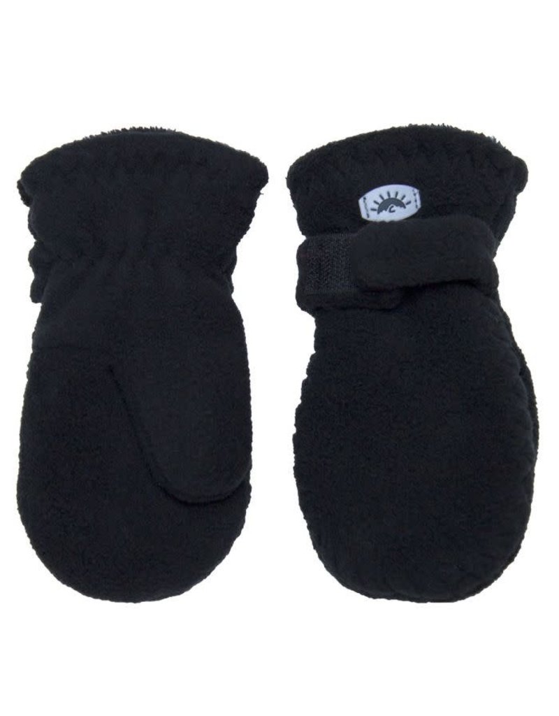 Black Fleece Mittens