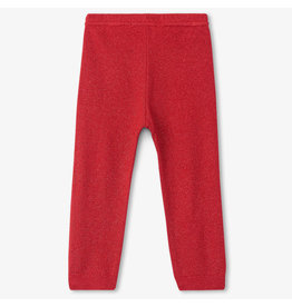 Hatley Red Baby Cable Knit Leggings 0-6m