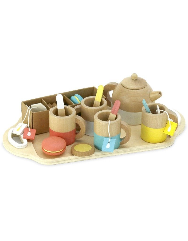 Vilac Wooden Tea & Macaron Set