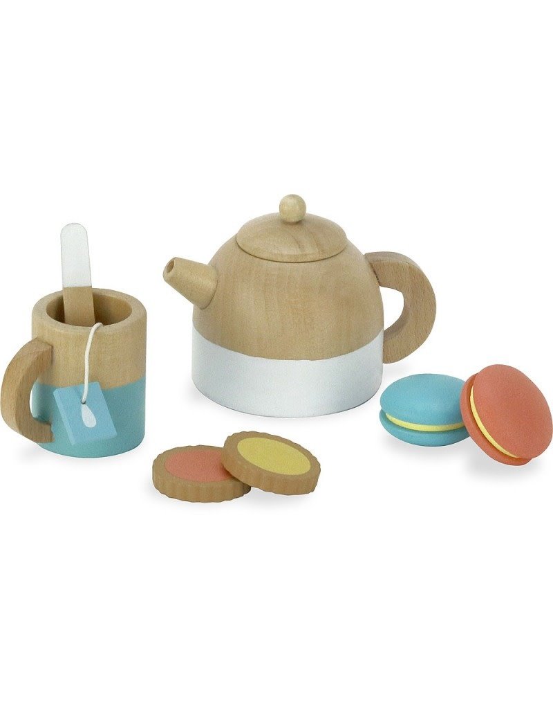 Vilac Wooden Tea & Macaron Set