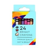 Bright Stripes 24 Bright Crayons